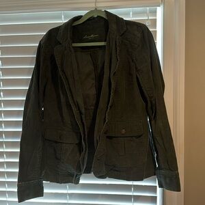 Eddie Bauer large green corduroy jacket